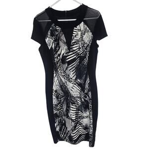 Joseph Ribkoff Dress Sheath Dress Knee Length Dress Cocktail Dress 14 Black NEW